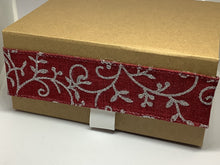 Load image into Gallery viewer, Christmas gift box with a Face oil, a soap and a small lemon and frankincense heart